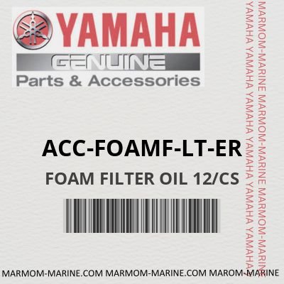 ACC-FOAMF-LT-ER - FOAM FILTER OIL 12/CS