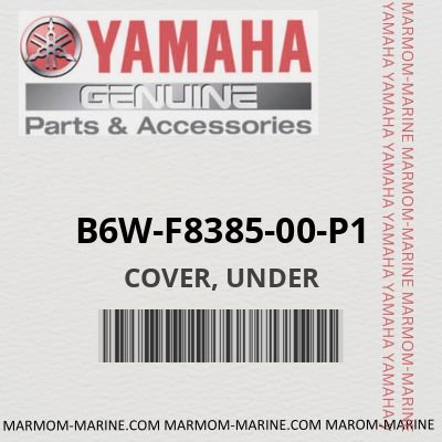 B6W-F8385-00-P1 - COVER, UNDER