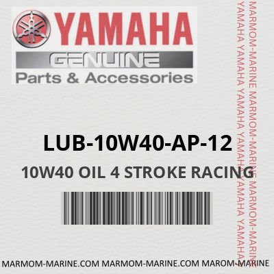 LUB-10W40-AP-12 - 10W40 OIL 4 STROKE RACING